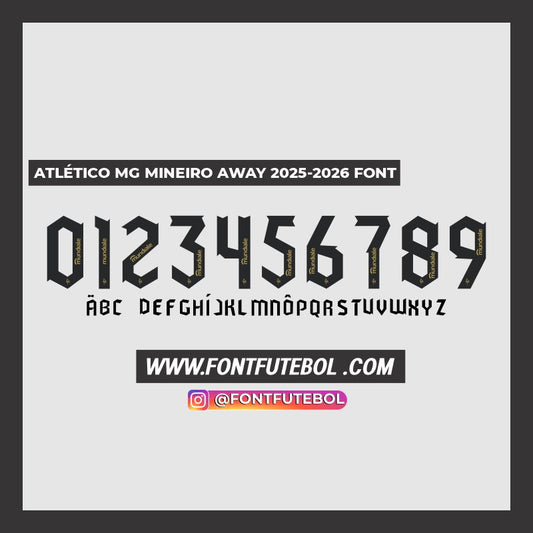 A. MINEIRO AWAY 2025 - 2026 FONT