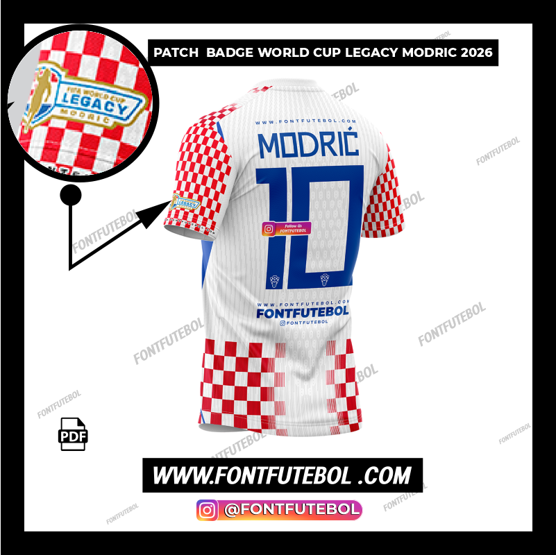 PATCH BADGE WORLD CUP USA LEGACY MODRIC 2026