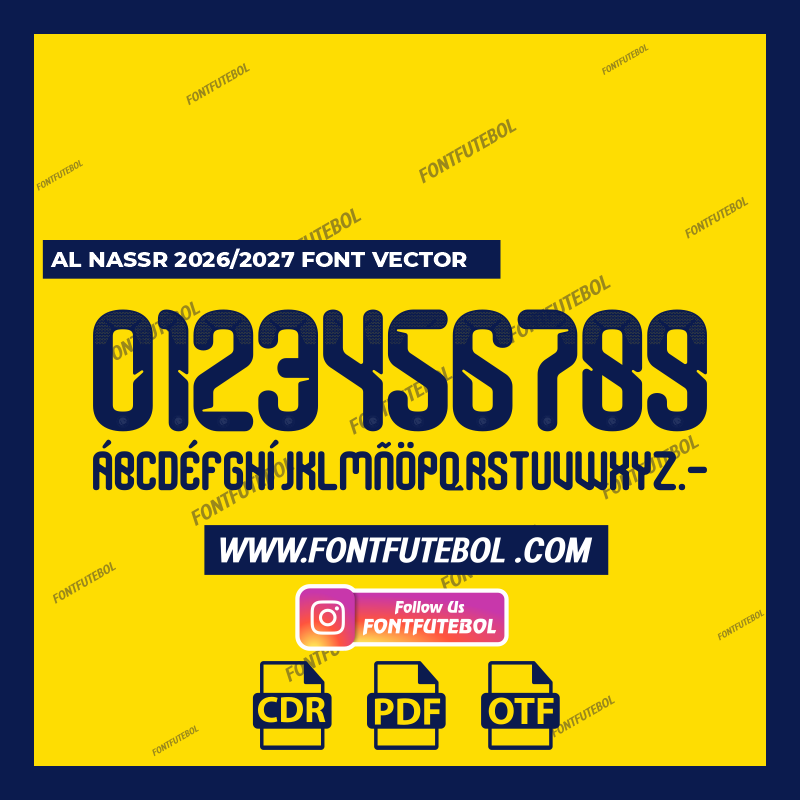 AL NASSR 2026/2027 FONT VECTOR