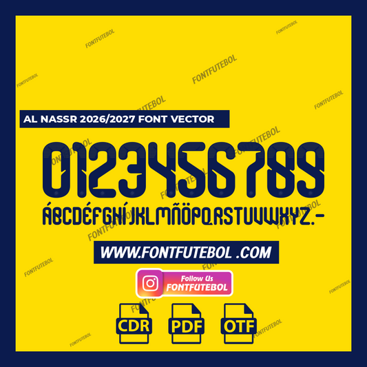 AL NASSR 2026/2027 FONT VECTOR