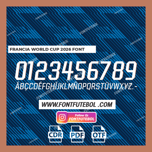 FRANCIA WORLD CUP 2026 FONT