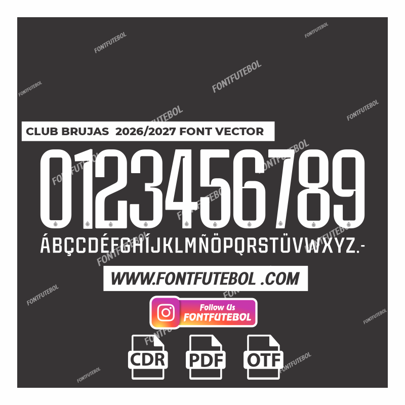 CLUB BRUJAS 2026/2027 FONT VECTOR