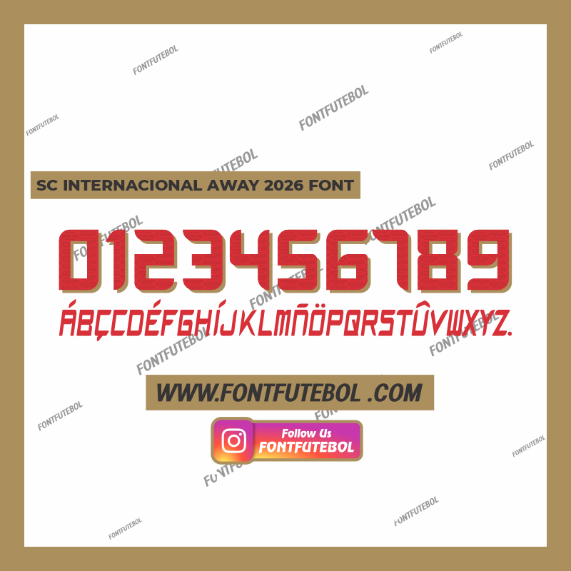 SC INTERNACIONAL AWAY 2026 FONT