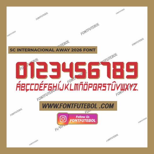 SC INTERNACIONAL AWAY 2026 FONT