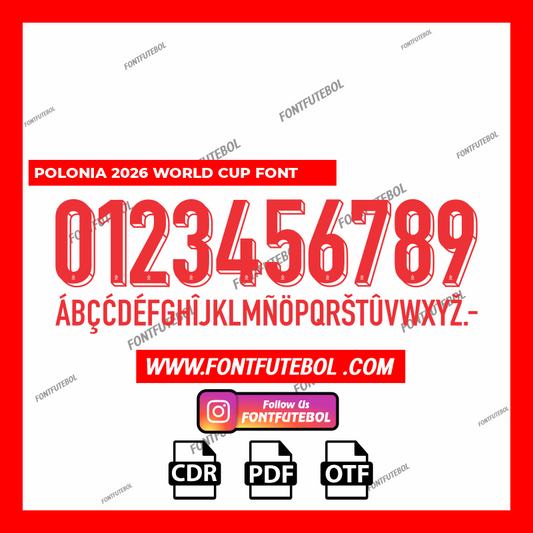 POLONIA 2026 WORLD CUP FONT