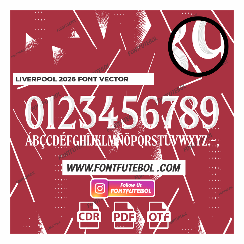 LIVERPOOL 2026 FONT VECTOR