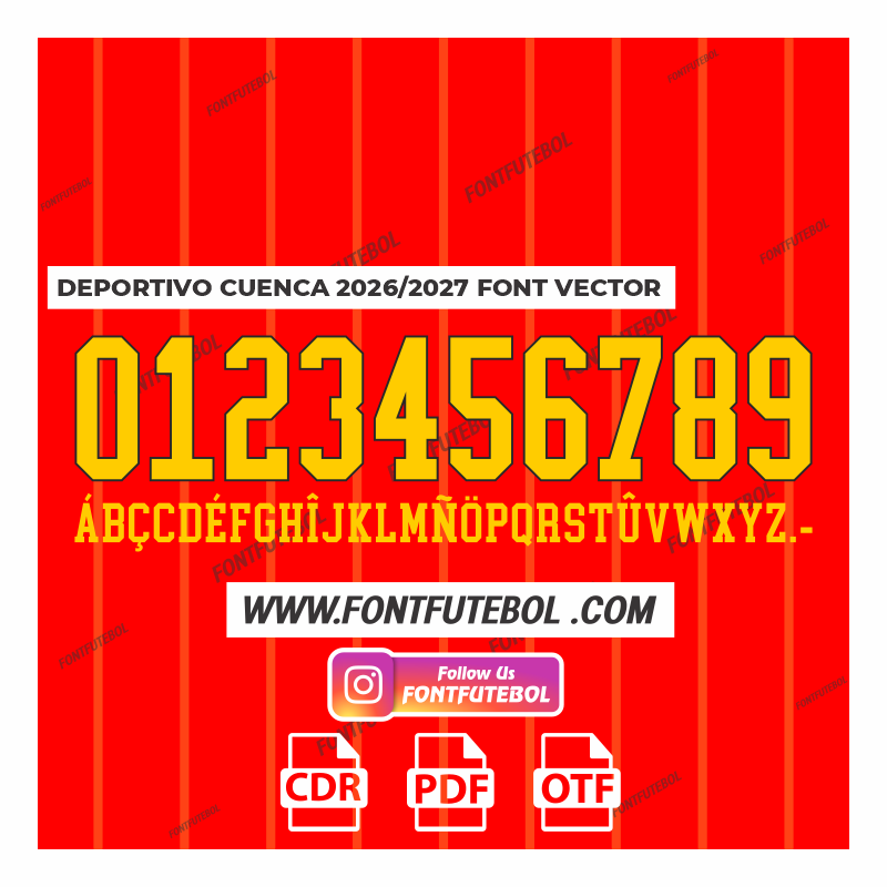 DEPORTIVO CUENCA 2026/2027 FONT VECTOR
