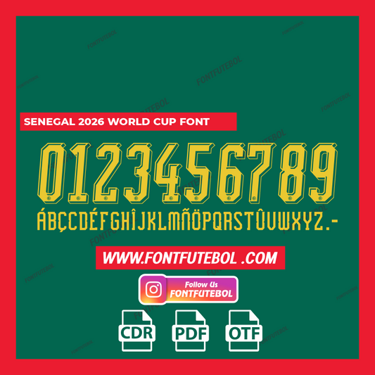 SENEGAL 2026 WORLD CUP FONT