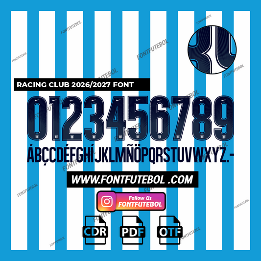 RACING CLUB 2026/2027 FONT