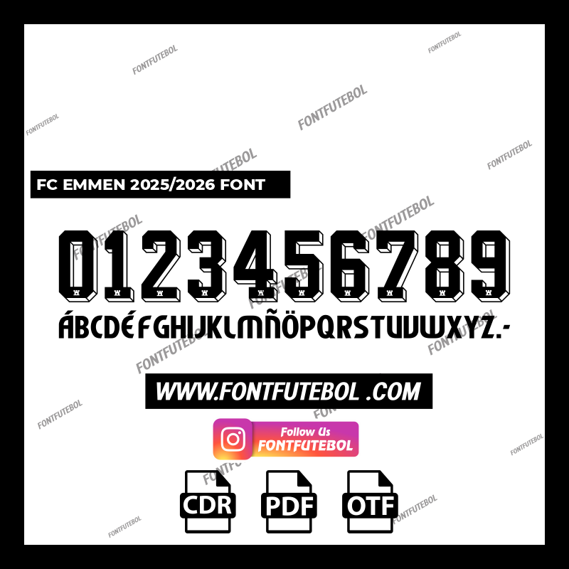 FC EMMEN 2025/2026 FONT