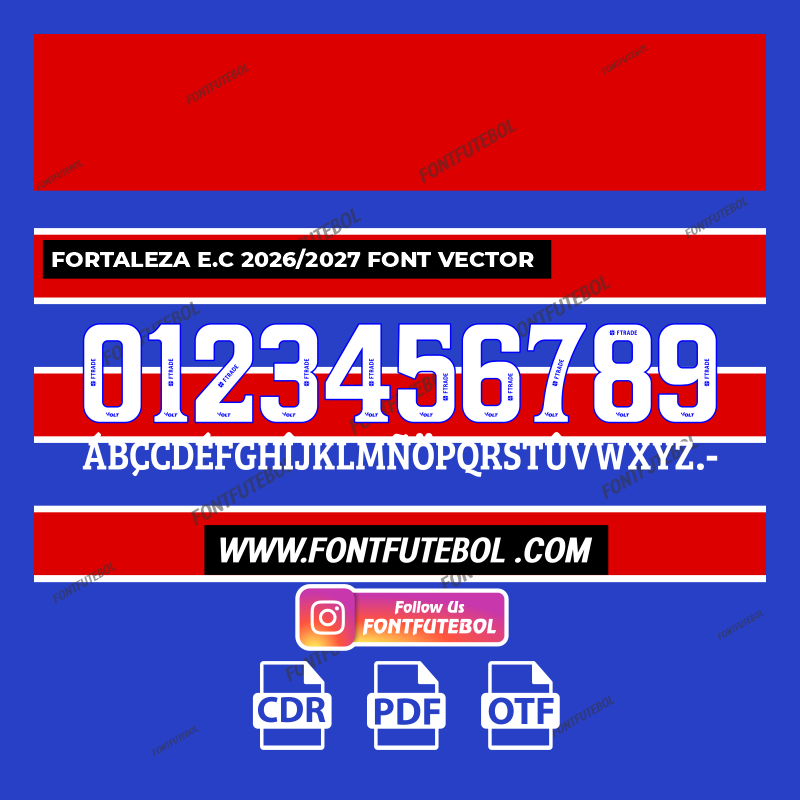 FORTALEZA E.C 2026/2027 FONT VECTOR