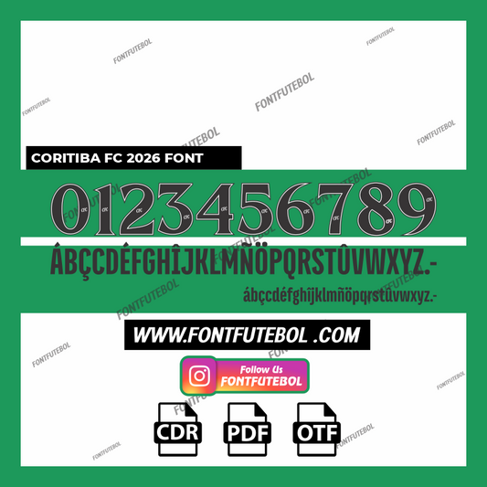 CORITIBA FC 2026 FONT