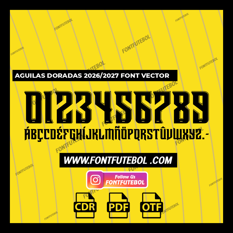 AGUILAS DORADAS 2026/2027  FONT VECTOR