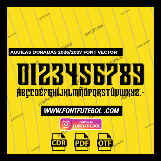AGUILAS DORADAS 2026/2027  FONT VECTOR