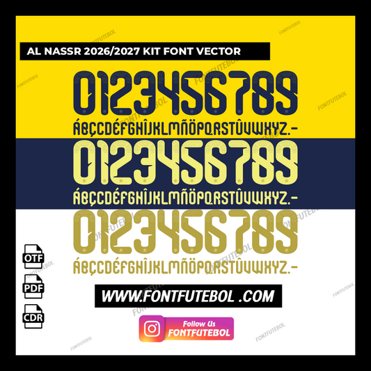 AL NASSR 2026/2027 KIT FONT VECTOR