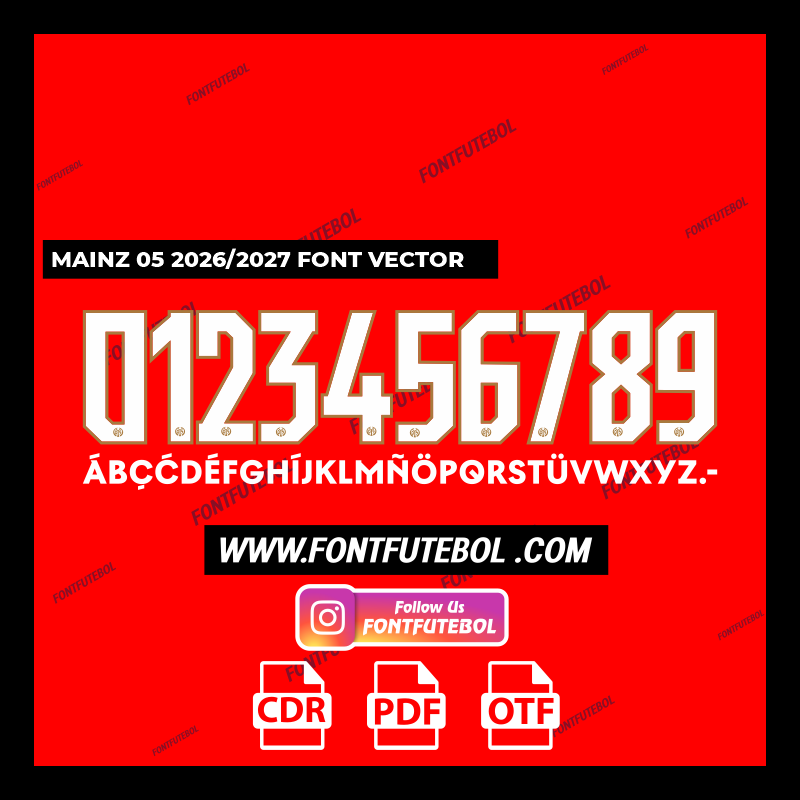MAINZ 05 2026/2027 FONT VECTOR