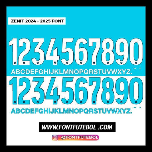 ZENIT 2024 - 2025 KIT FONT