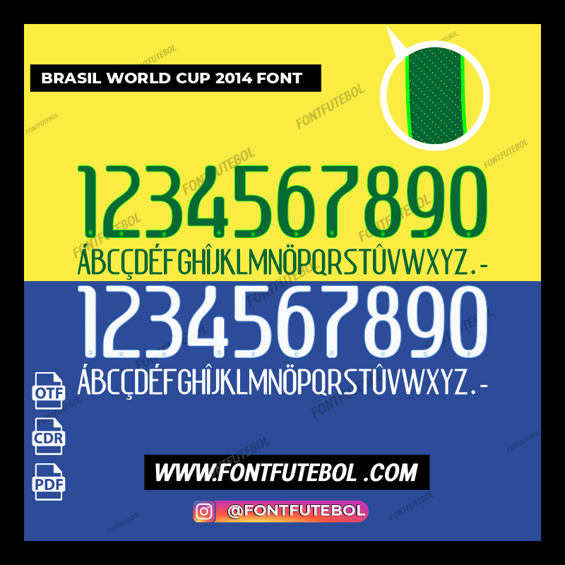 BRASIL WORLD CUP 2014 FONT