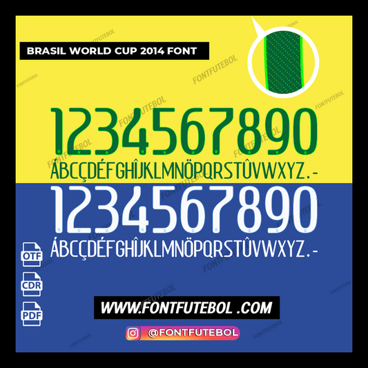 BRASIL WORLD CUP 2014 FONT