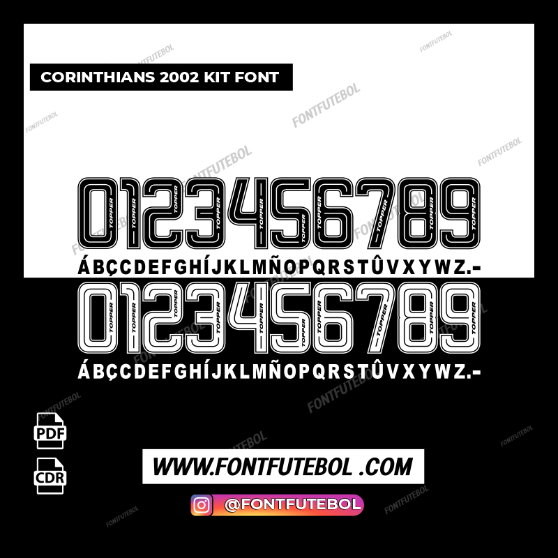 CORINTHIANS 2002 KIT FONT – FONTFUTEBOL