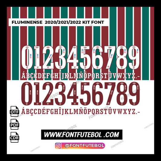 FLUMINENSE 2019/2020/2021 KIT FONT