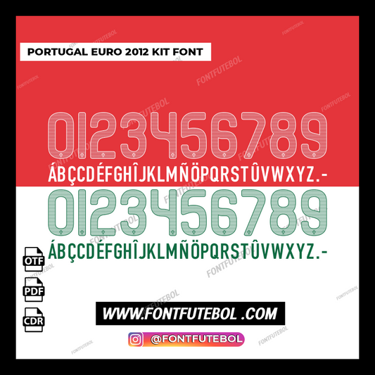 PORTUGAL EURO 2012 KIT FONT