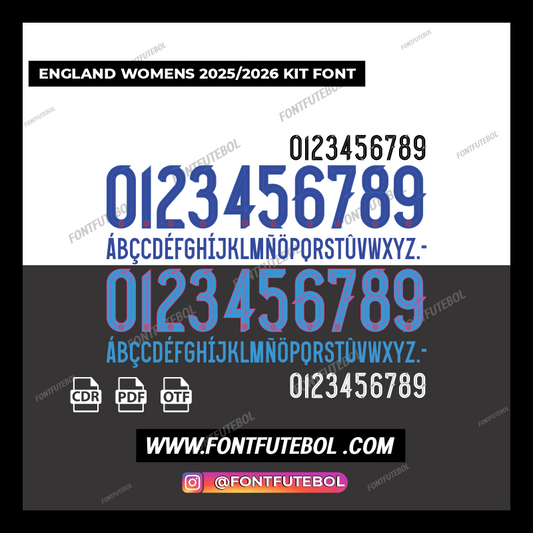 ENGLAND WOMENS 2025 FONT