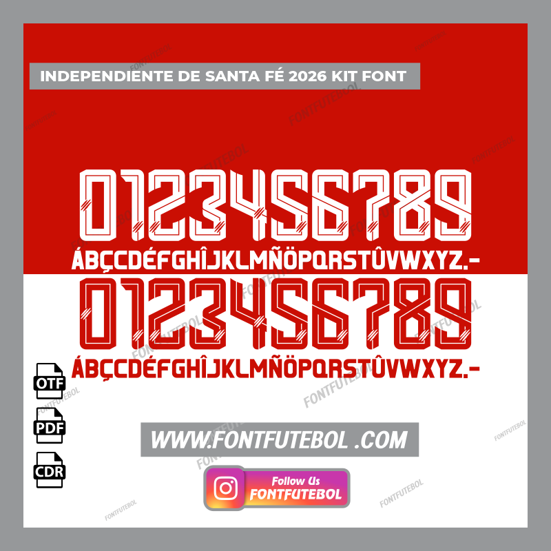 INDEPENDIENTE DE SANTA FE 2026/2027 KIT FONT