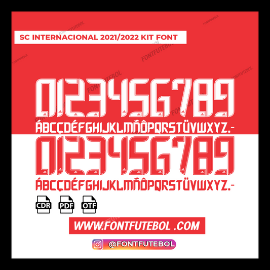 SC INTERNACIONAL 2021/2022 KIT FONT