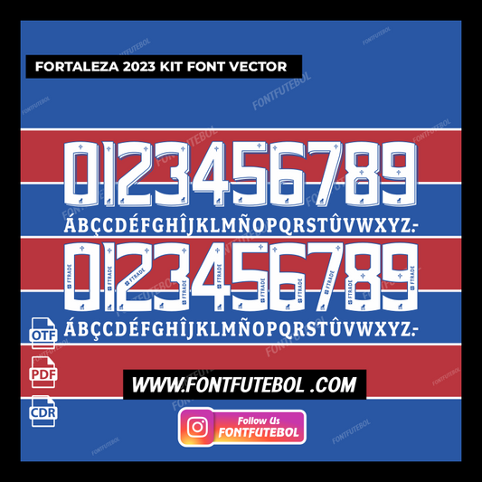 FORTALEZA 2023 KIT FONT VECTOR