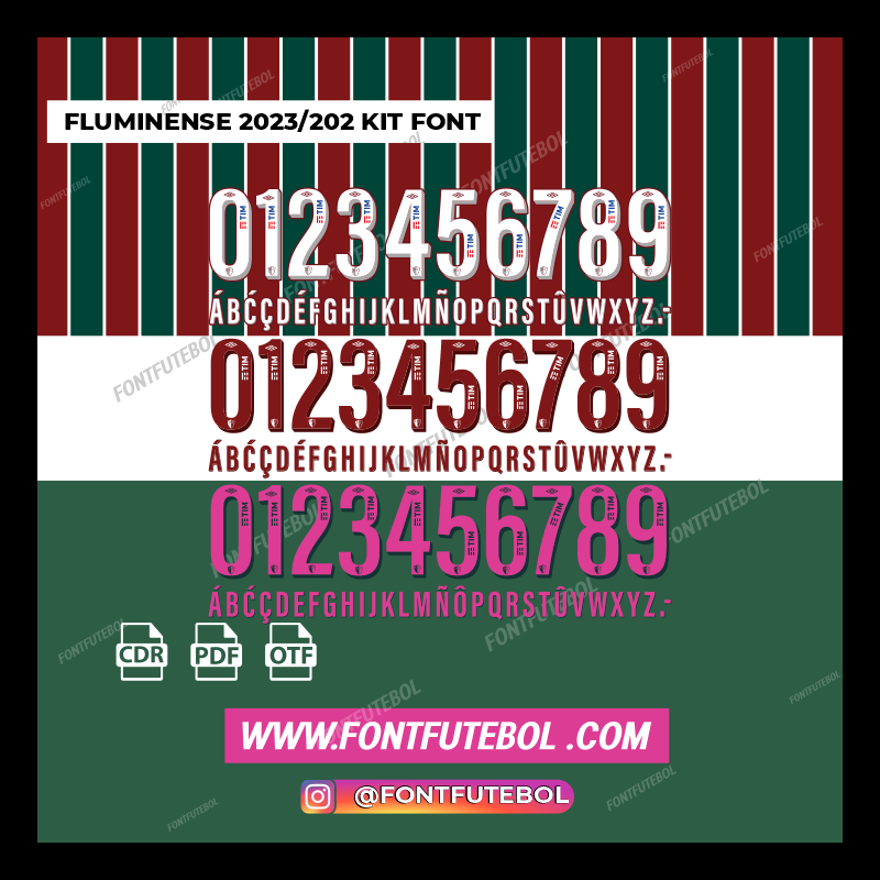 FLUMINENSE 2023/2024 KIT FONT