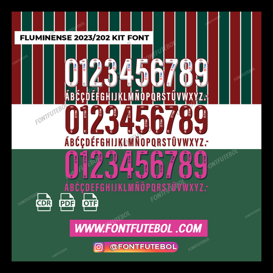 FLUMINENSE 2023/2024 KIT FONT