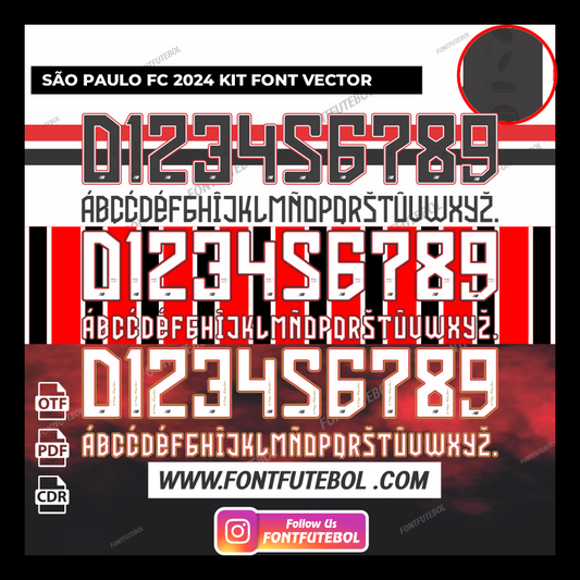 SAO PAULO 2024 THIRD KIT FONT