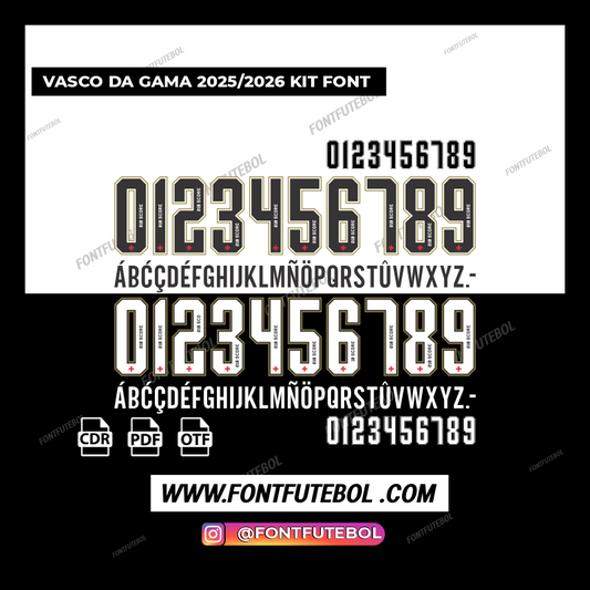 VASCO DA GAMA 2025/2026 FONT KIT