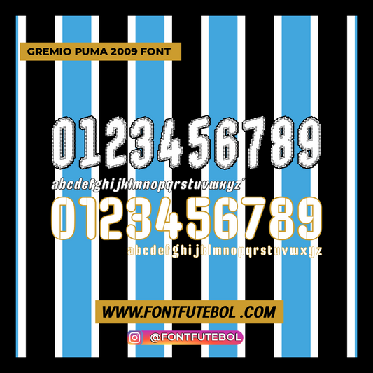 GREMIO PUMA 2009 KIT FONT