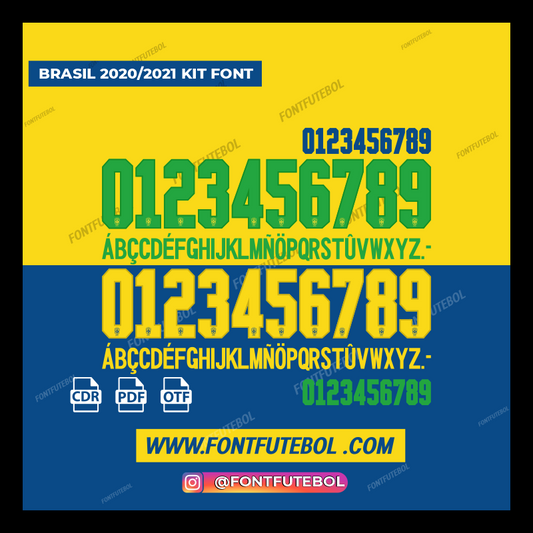 BRAZIL 2020/2021 FONT KIT