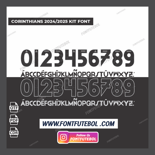CORINTHIANS 2024/2025 KIT FONT