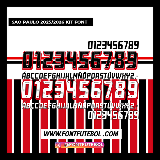 SAO PAULO 2025/2026 KIT FONT