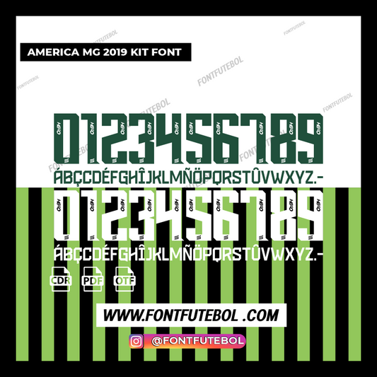 AMERICA MG 2019 KIT FONT