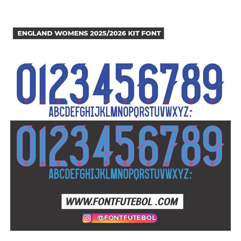 ENGLAND WOMENS 2025 FONT
