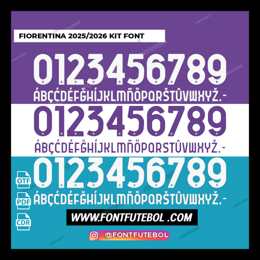 FIORENTINA 2025/2026 KIT FONT