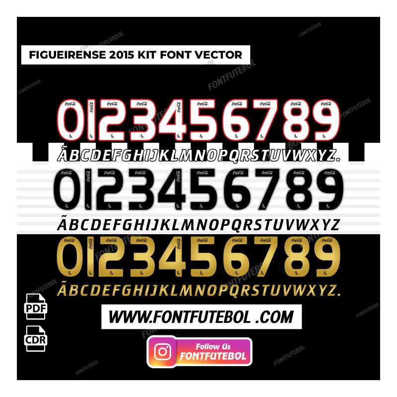 FIGUEIRENSE 2015 ( LUPO ) KIT FONT VECTOR