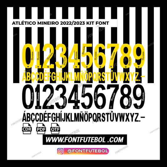 ATLÉTICO MINEIRO 2022/2023 KIT FONT