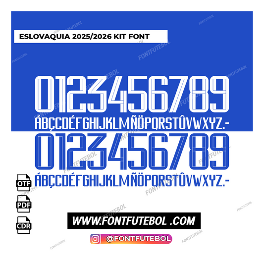 ESLOVAQUIA 2025/2026 KIT FONT