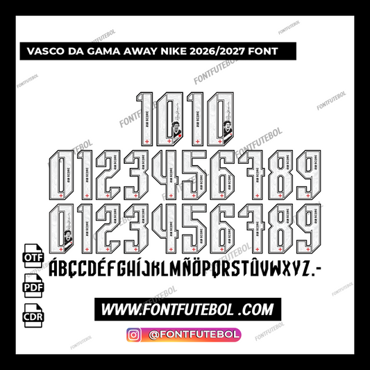 VASCO DA GAMA AWAY NIKE 2026/2027 FONT