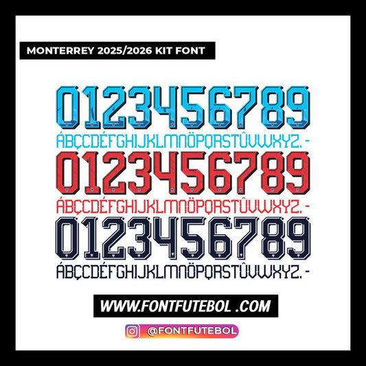MONTERREY 2025/2026 KIT FONT