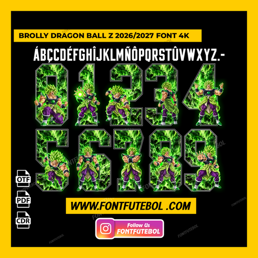 BROLLY DRAGON BALL Z 2026/2027 FONT 4K