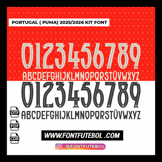 PORTUGAL 2025/2026 (PUMA) KIT FONT