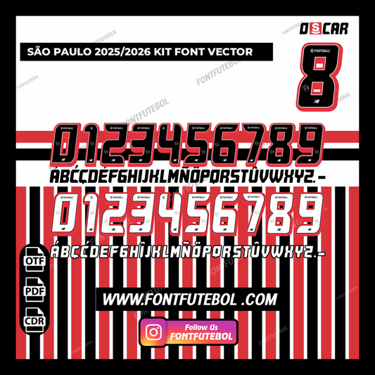 SAO PAULO 2025/2026 KIT FONT