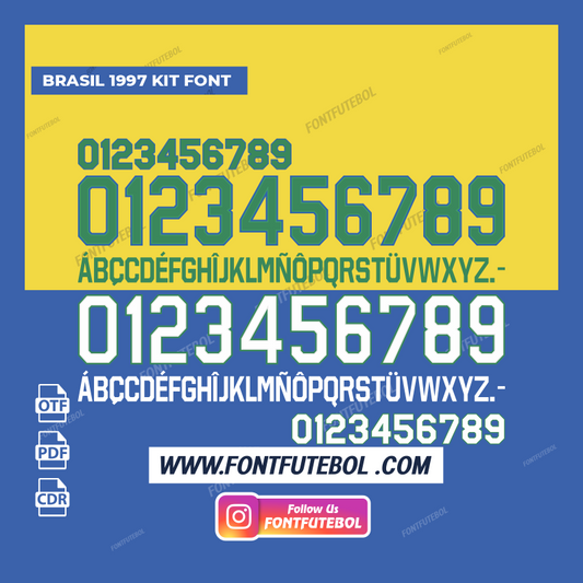BRASIL 1997 KIT FONT